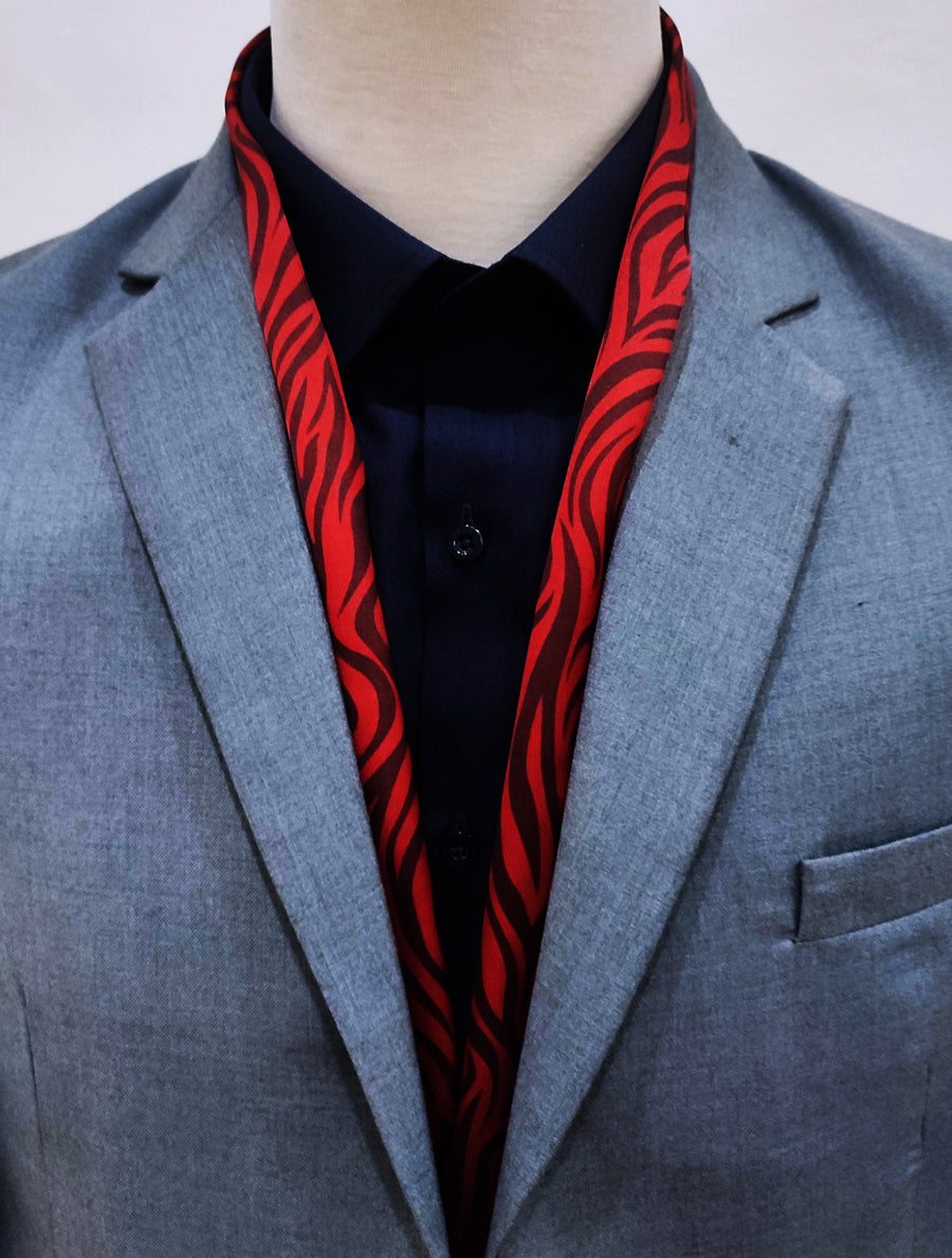 Red Velvet - Silk Scarves - Silk Scarves | Monzoro Pakistan