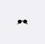 Retro Specs Black and Silver - Lapel Pins | Monzoro Pakistan