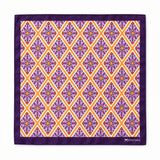 Retro Vintage pocket square — full flat product.