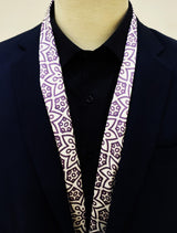 Midnight Magenta Silk Men Scarves - Silk Scarves | Monzoro Pakistan