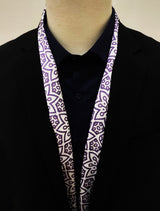 Midnight Magenta Silk Men Scarves - Silk Scarves | Monzoro Pakistan