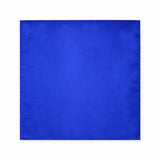 Royal Blue pocket square — full flat product.