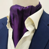 Royal Purple - Men Silk Ascot - Ascots | Monzoro Pakistan
