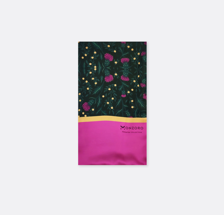 Scottish Thirstle Vector Art - Silk Men Scarves - Silk Scarves | Monzoro Pakistan