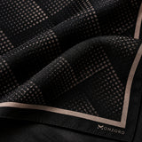 Seamless Geometric Dotted pocket square — fabric and design close-up.