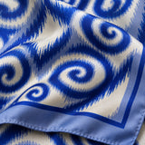 Seamless Hand Drawn Pattern pocket square — fabric and design close-up.