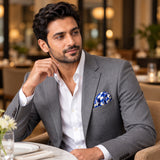 Seamless Hand Drawn Pattern pocket square — restaurant lifestyle.