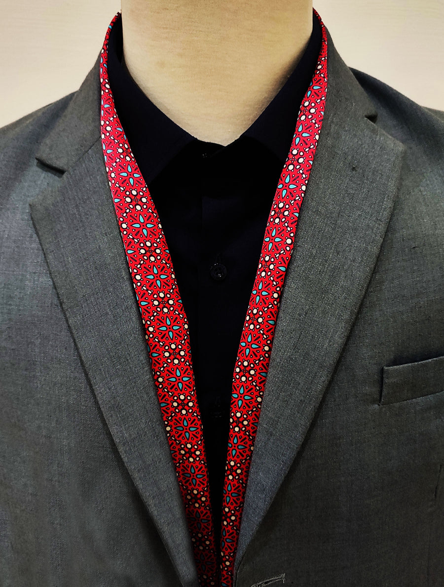 Seamless Repeat Pattern Silk Men Scarves - Silk Scarves | Monzoro Pakistan