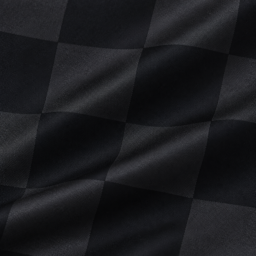Shadow Checkerboard Silk Pocket Square — product photograph 8
