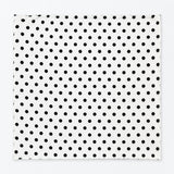 Snow White Base Polka pocket square — full flat product.