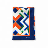 Techno Illusion pocket square — folded product.