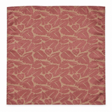Terracotta Leaf Silhouette Silk Pocket Square — product photograph 10
