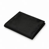 The Black Matter pocket square — folded product.