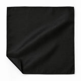 The Black Matter pocket square — unfolded studio detail.