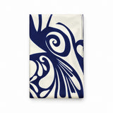The Blue Chronicles pocket square — folded product.