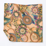 The Colour Trip pocket square — unfolded studio detail.