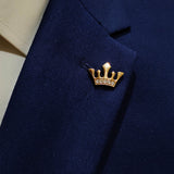 The Crown Golden Metal Lapel Pin - Lapel Pins | Monzoro Pakistan
