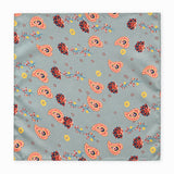 The Paisley Petals pocket square — full flat product.