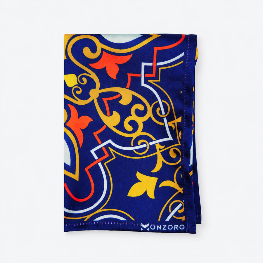 Traditional Ethnic pocket square — folded product.