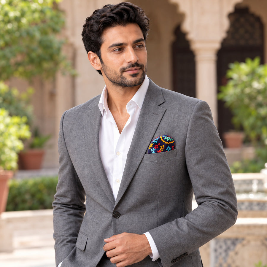 Truck Art Ethnic pocket square — outdoor lifestyle.