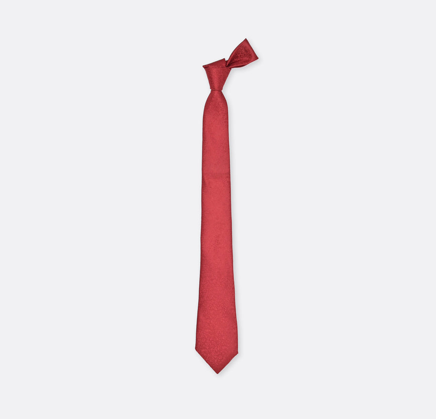 True Red Self Tie - Neckties | Monzoro Pakistan