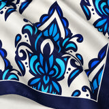 Turkish Floral pocket square — fabric and design close-up.