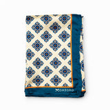 Ukrainian Folk Art pocket square — folded product.