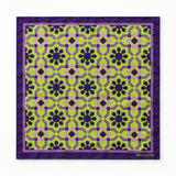 Weaving Pattern pocket square — full flat product.