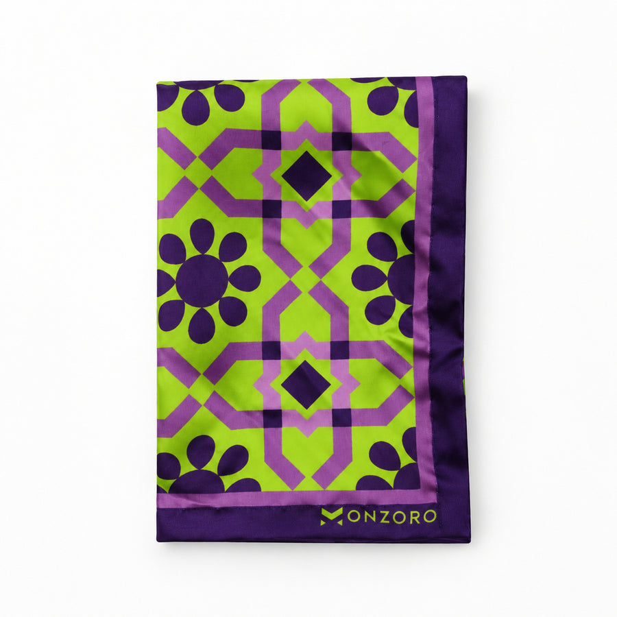 Weaving Pattern pocket square — folded product.