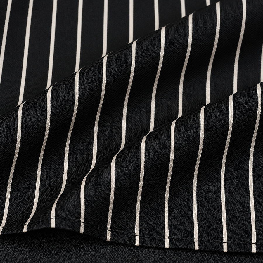 White Cane Crow pocket square — fabric and design close-up.