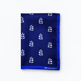 White Conifer pocket square — folded product.