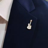 White Guitar - Lapel Pins - Lapel Pins | Monzoro Pakistan