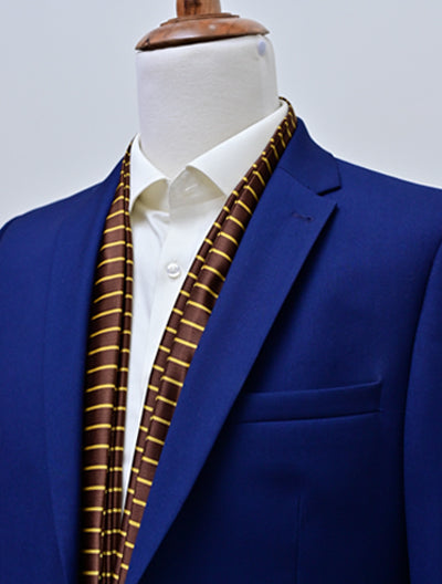 Yellow Cane Hazel Silk Men Scarves - Silk Scarves | Monzoro Pakistan