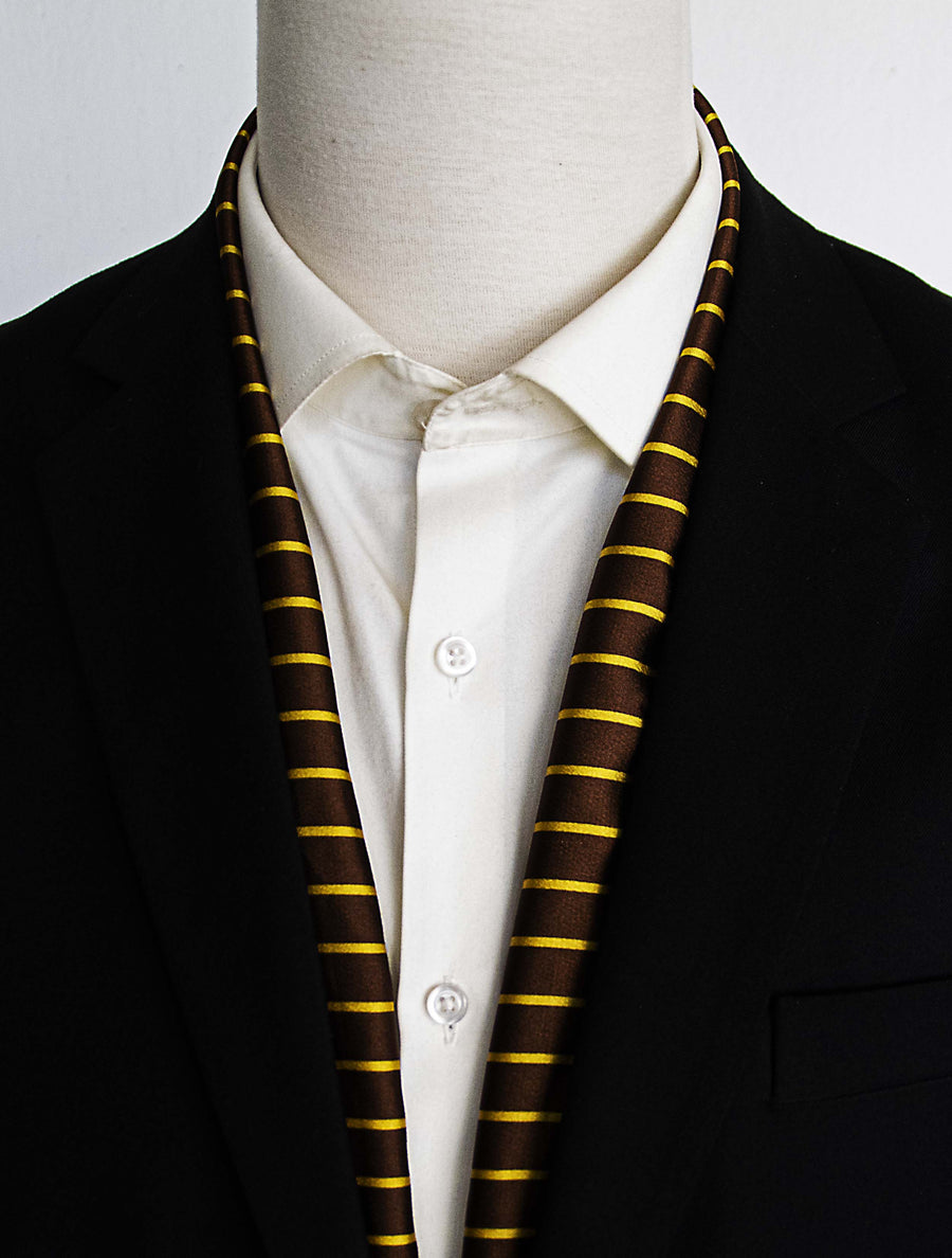 Yellow Cane Hazel Silk Men Scarves - Silk Scarves | Monzoro Pakistan