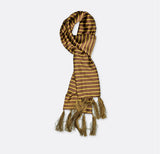 Yellow Cane Hazel Silk Men Scarves - Silk Scarves | Monzoro Pakistan