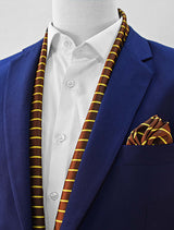 Yellow Cane Hazel - Silk Scarf & Pocket Square Set - Combo Sets | Monzoro Pakistan