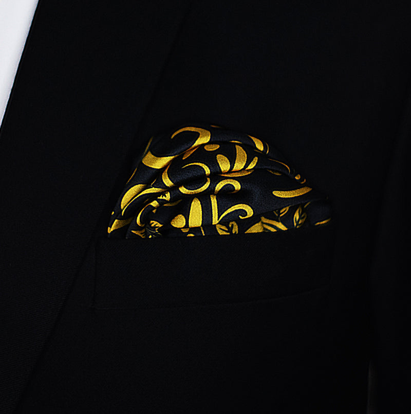 Chinese Floral Art – Silk Pocket Square