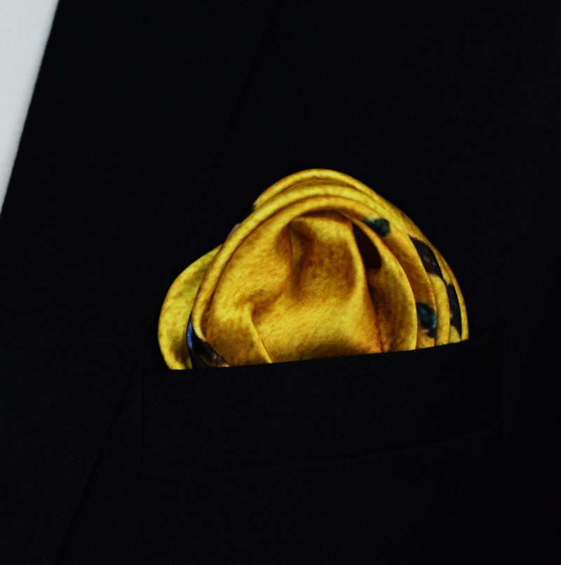 Morning Bird – Silk Pocket Square