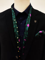 SCOTTISH THIRSTLE VECTOR ART - SILK MEN SCARVES set
