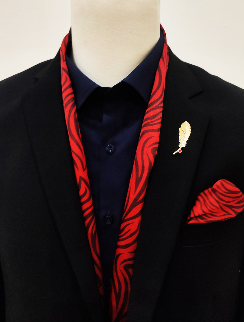 RED VELVET - SILK SCARVES set