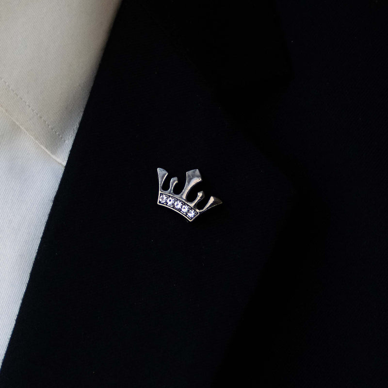 The Crown - Black Metal Lapel Pins