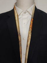 Multi Color Golden - Silk Scarves