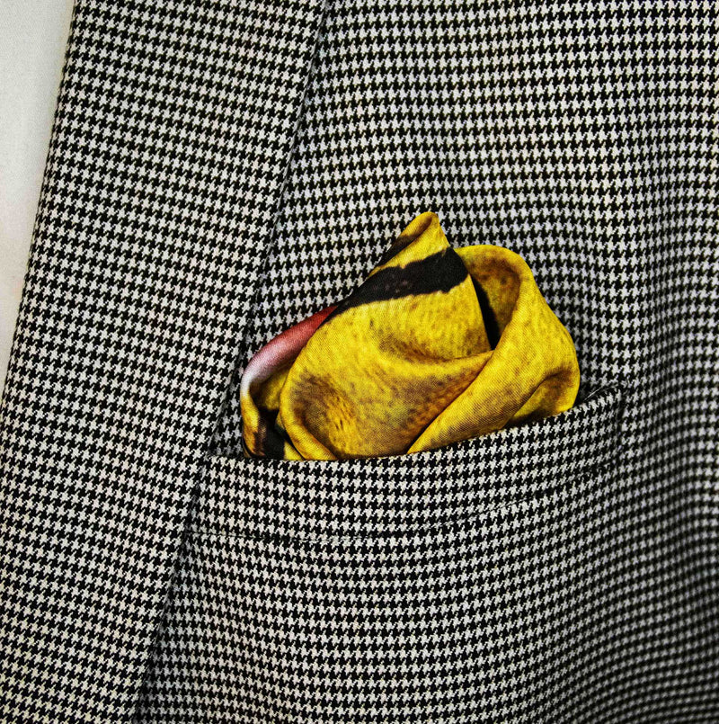 Morning Bird – Silk Pocket Square