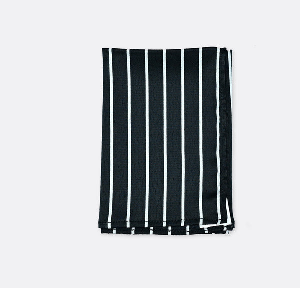 White Cane Crow - Silk Pocket Square