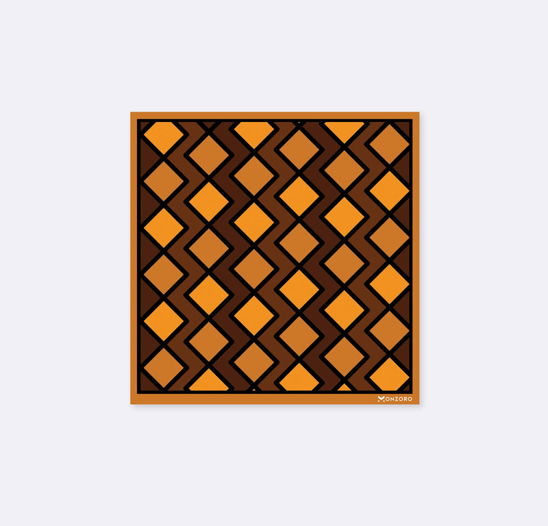 Fashion Geometric Pattern - Silk Pocket Square