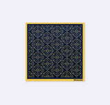 Navy and Gold Rugs - Silk Pocket Square