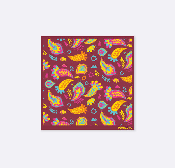 Paisley Shape - Silk Pocket Square