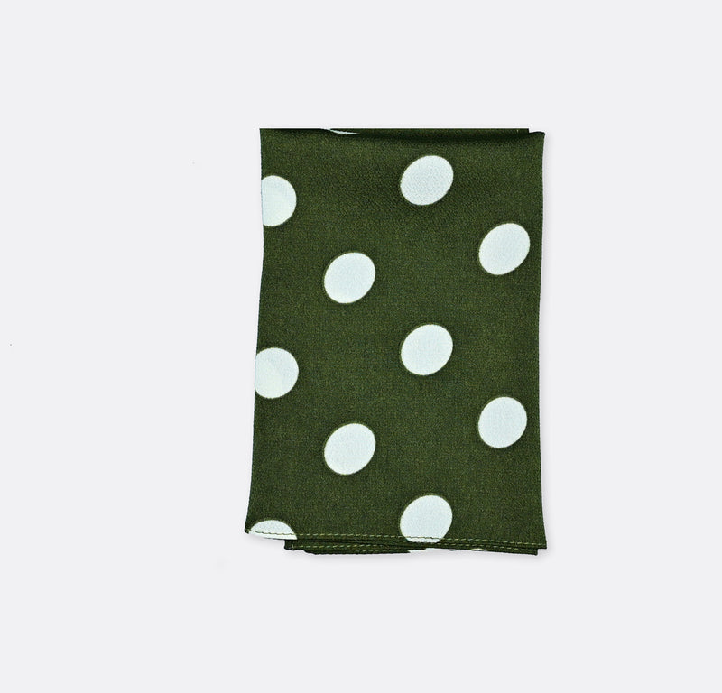 Forest Polka Dots - Silk Pocket Square