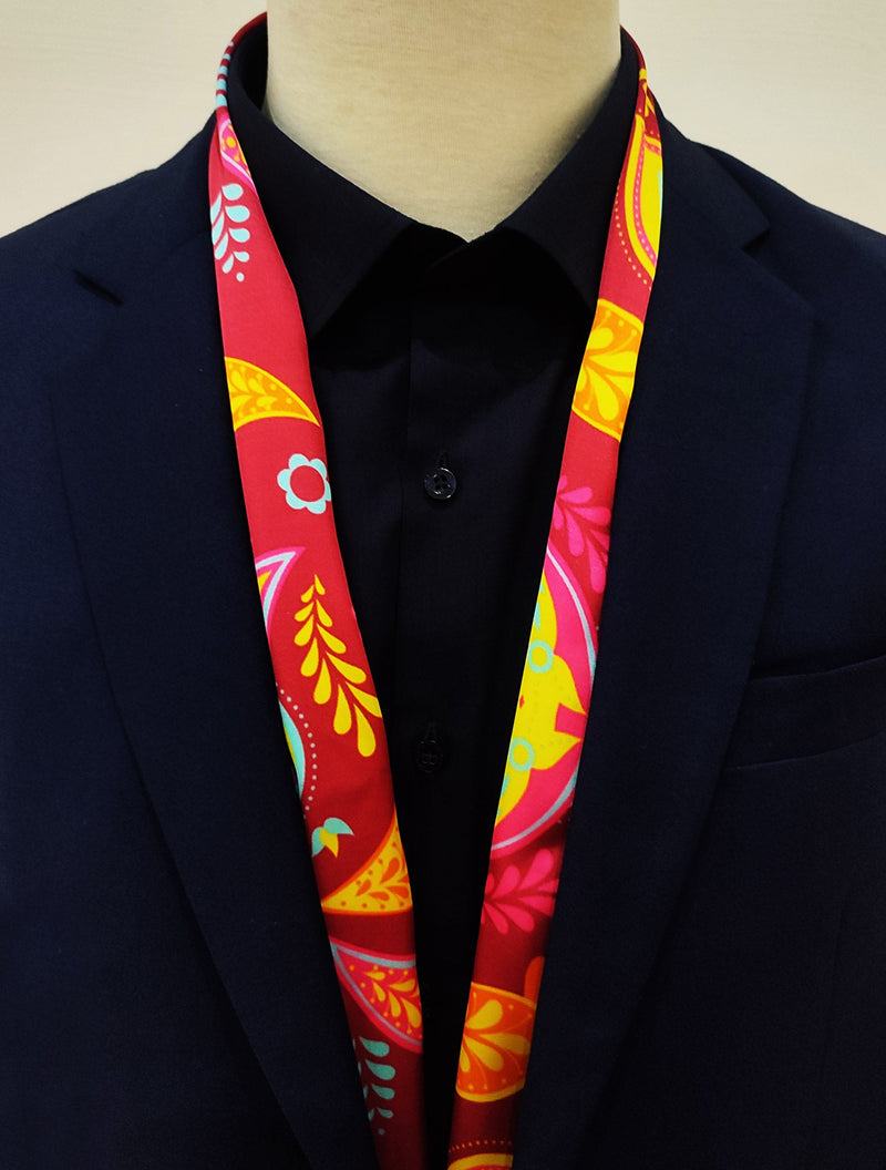 Paisley Shape - silk men scarves