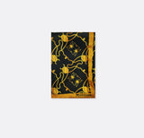 Black and Gold Imperial Chains - Silk Pocket Square